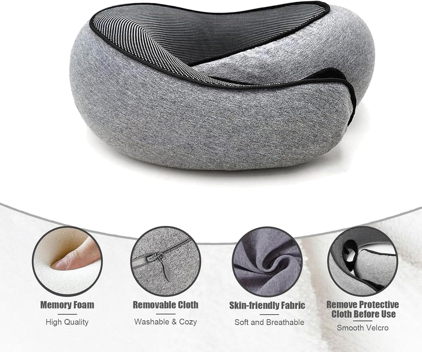 Memory Foam Neck Pillow