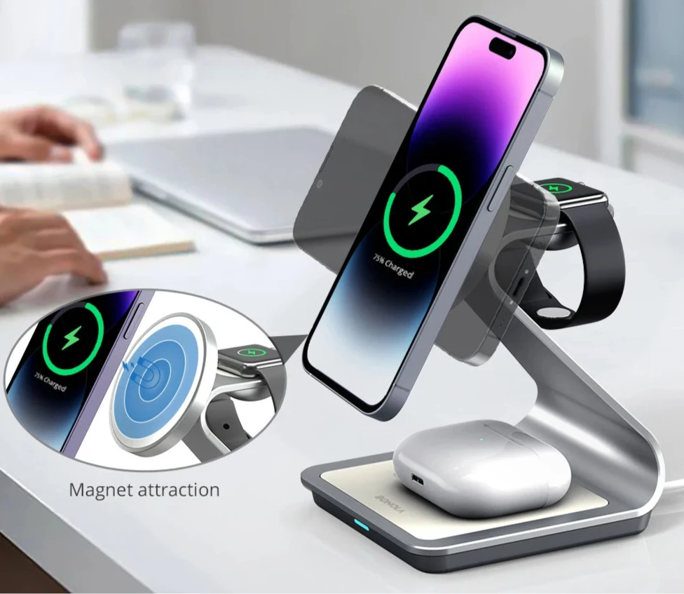Magnetic Wireless Charger 3 in 1